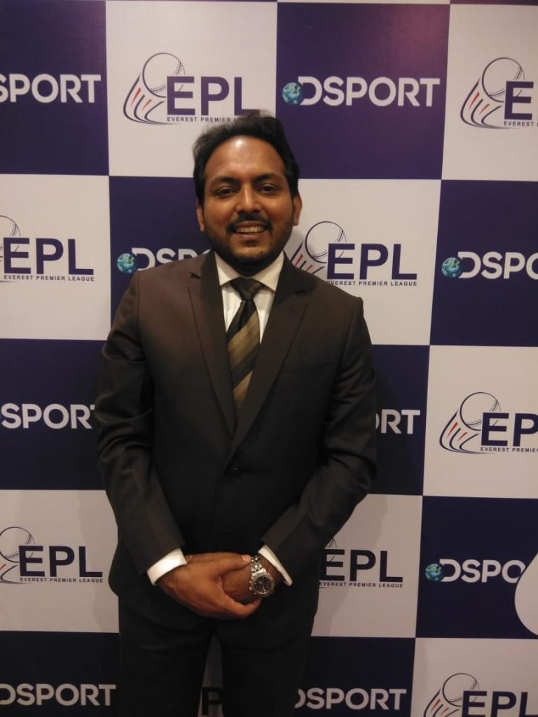 Everest Premier League MD Aamir Aktar before the DSPORT broadcast deal announcement (supplied)