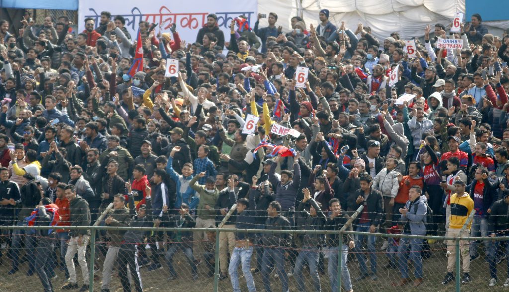 Nepal home crowd